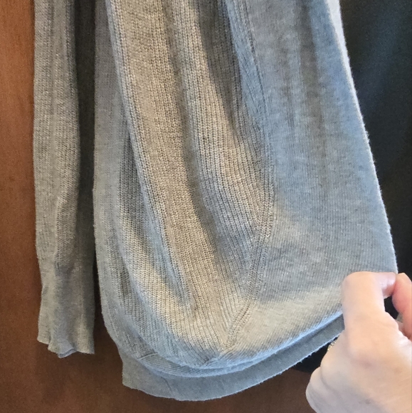 A New Day Gray NWOT lightweight  Open Front Cardigan SzM - Picture 2 of 8